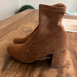 Brown fall boots
